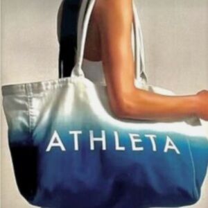 Athleta Ombré Blue Tote Bag